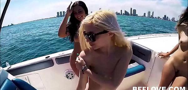  Blonde Tiny Teenager And Big Ass Teen Drunk Fucked On Party Boat In Front Of Best Friends POV